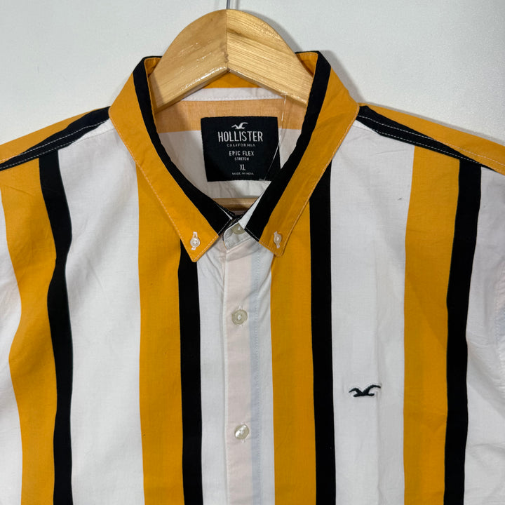 HOLLISTER HALF SLEEVES COTTON SHIRT