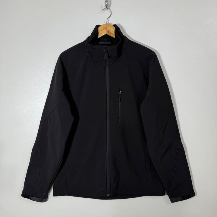 KIRKLAND SIGNATURE SOFT SHELL WINDBREAKER JACKET INNER SHERPA LINNED