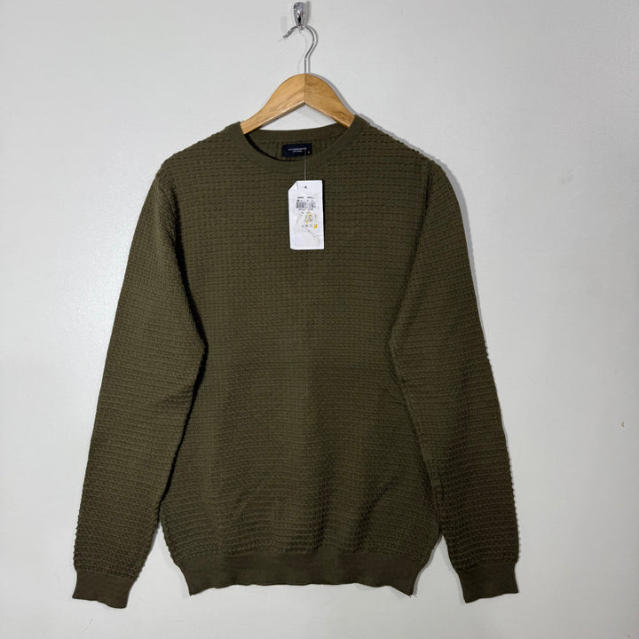 HANDS OFF KNITED SWEATER BRAND NEW GREEN COLOUR