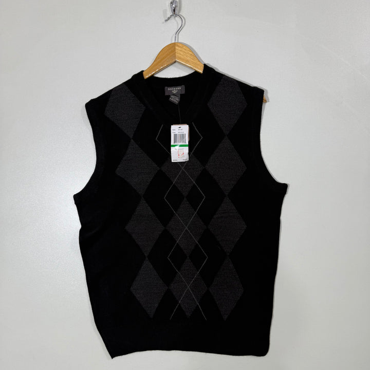 DOCKERS SLEEVES LESS ACRYLIC SWEATER BRAND NEW