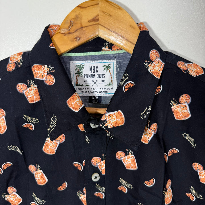 MBX PRINTED HALF SLEEVES COTTON SHIRT