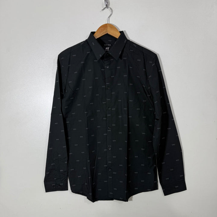 H&M PRINTED CASUAL COTTON SHIRT