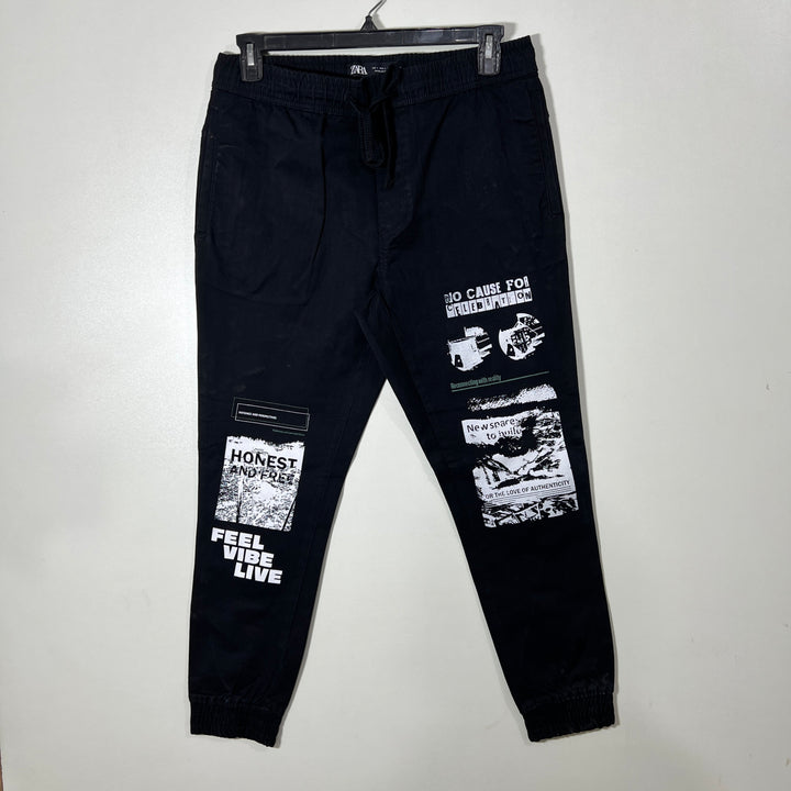 ZARA COTTON JOGGER PANT WITH STRETCH