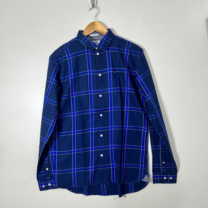 TOMMY JEANS REGULAR FIT CASUAL COTTON SHIRT
