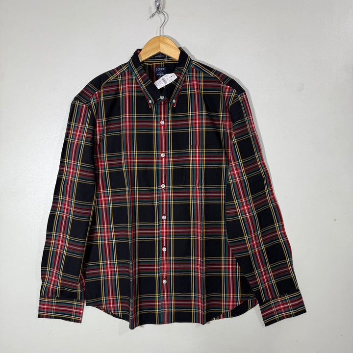 J CREW FLEX WASHED BUTTON DOWN CASUAL COTTON SHIRT BRAND NEW