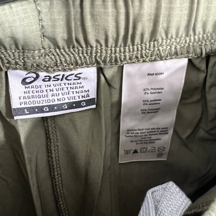 ASICS LIGHT WEIGHT PARACHUTE RUNNING SHORT WITH SIDE ZIP POCKETS