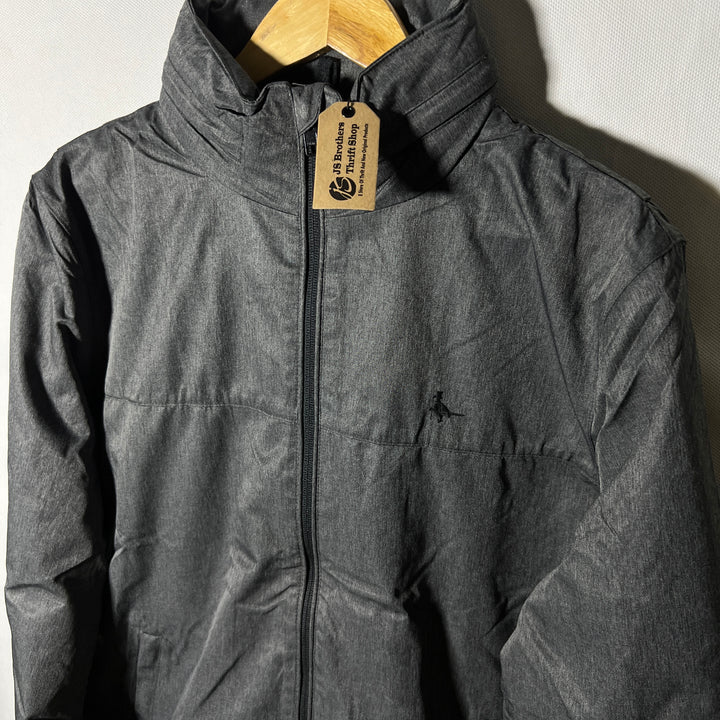 JACK WILLS WINDBREAKER JACKET WITH PACKABLE HOOD