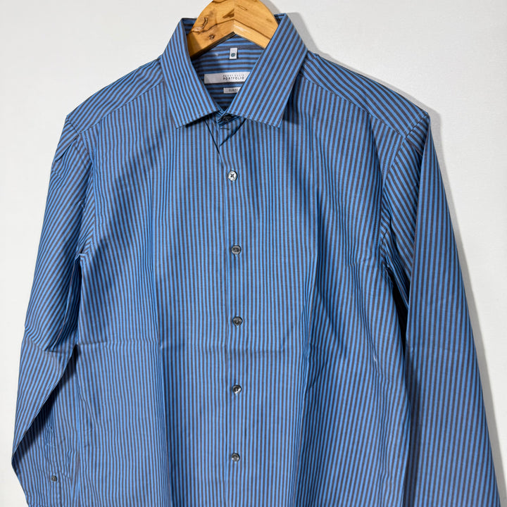 PERRY ELLIS PORTFOLIO COTTON FORMAL SHIRT