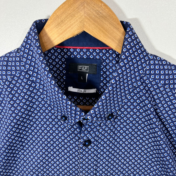 F&F BUTTON DOWN HALF SLEEVES SHIRT