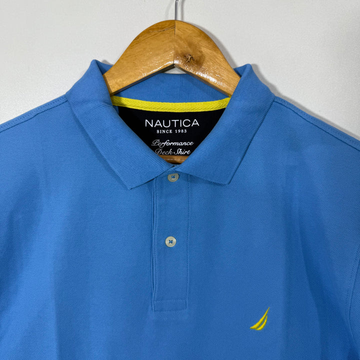 NAUTICA PERFORMANCE DECK SHIRT COTTON POLO TSHIRT