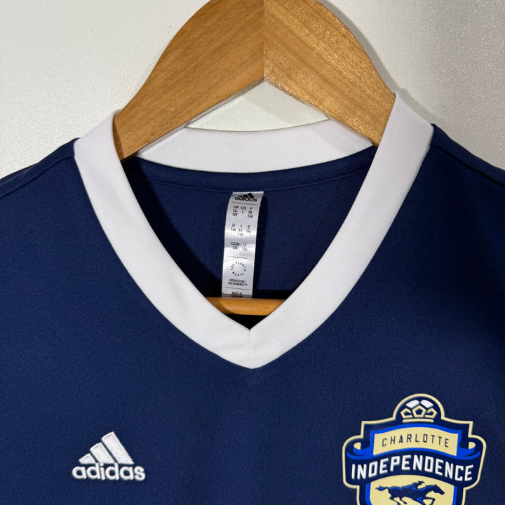 ADIDAS V NECK SPORT TSHIRT BLUE COLOUR