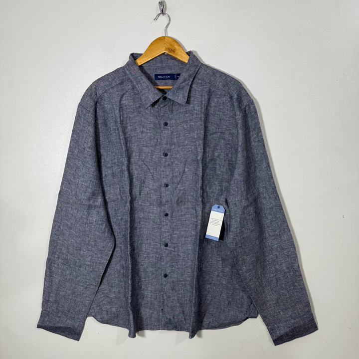 NAUTICA LINEN SHIRT BRAND NEW GREY COLOUR