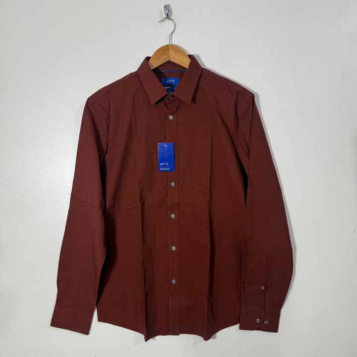 APT.9 NO IRON PREMIER FLEX COTTON SHIRT BRAND NEW WITH STRETCH