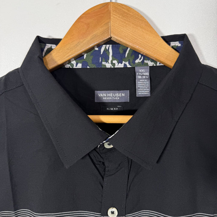 VAN HEUSEN SLIM FIT HALF SLEEVES COTTON SHIRT BRAND NEW