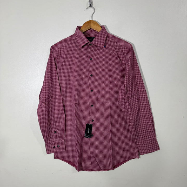 ALFANI SLIM FIT PRINTED COTTON SHIRT BRAND NEW