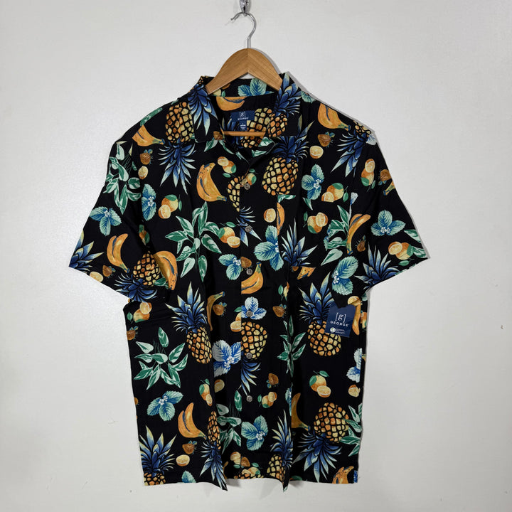GEORGE QUBAN COLLAR HALF SLEEVES HAWAI SHIRT BRAND NEW