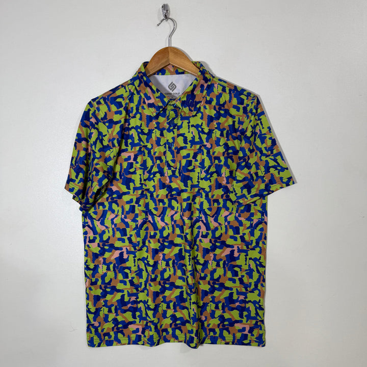 CEND GOLF PRINTED SPORT POLO TSHIRT
