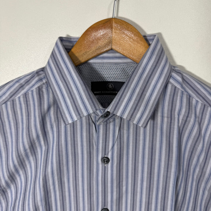 HART SCHAFFNER MARX HALF SLEEVES COTTON SHIRT