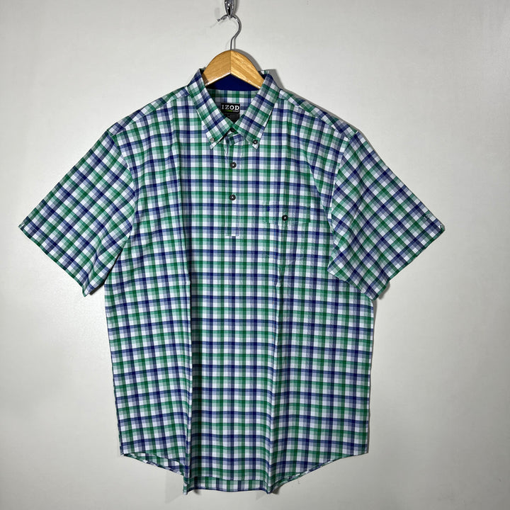 IZOD GOLF BUTTON DOWN HALF SLEEVES SHIRT