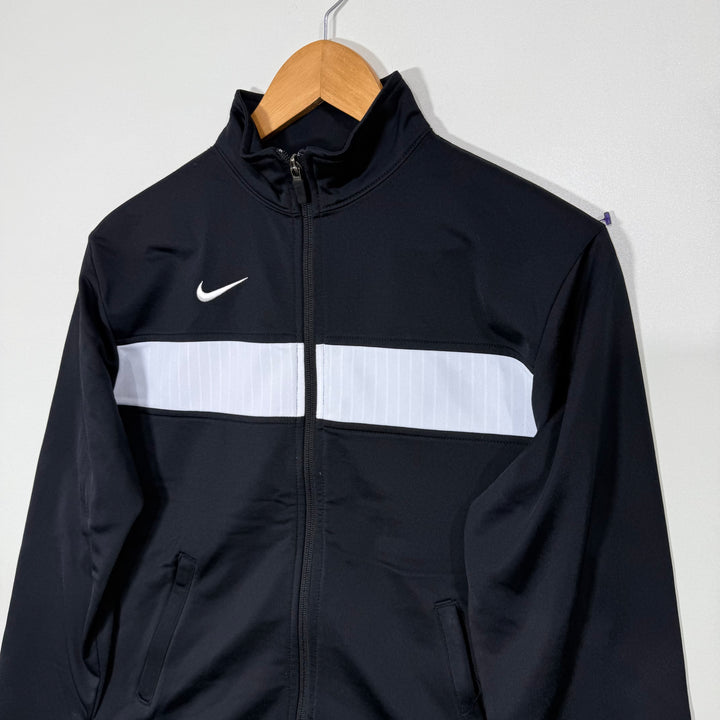 NIKE DRI FIT SPORT JACKET INNER FLEECE BLACK COLOUR