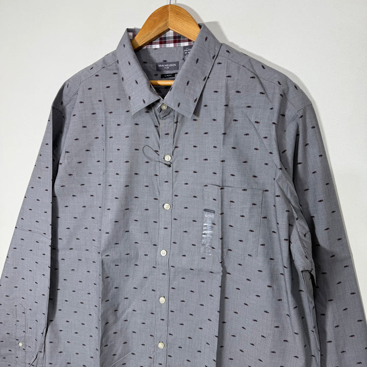 VAN HEUSEN SLIM FIT CASUAL COTTON SHIRT BRAND NEW