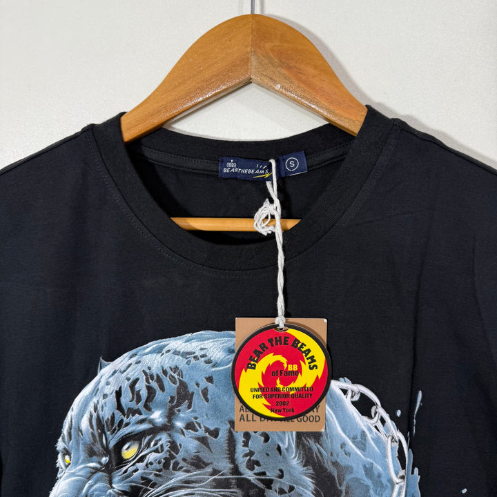 BEARTHEBEAMS COTTON TSHIRT BRAND NEW BLACK COLOUR