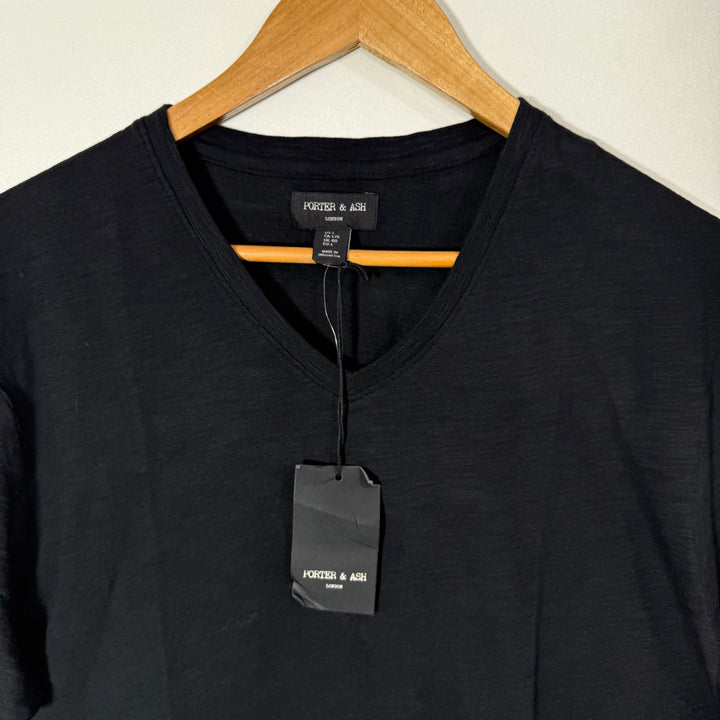 PORTER & ASH V NECK COTTON TSHIRT BRAND NEW