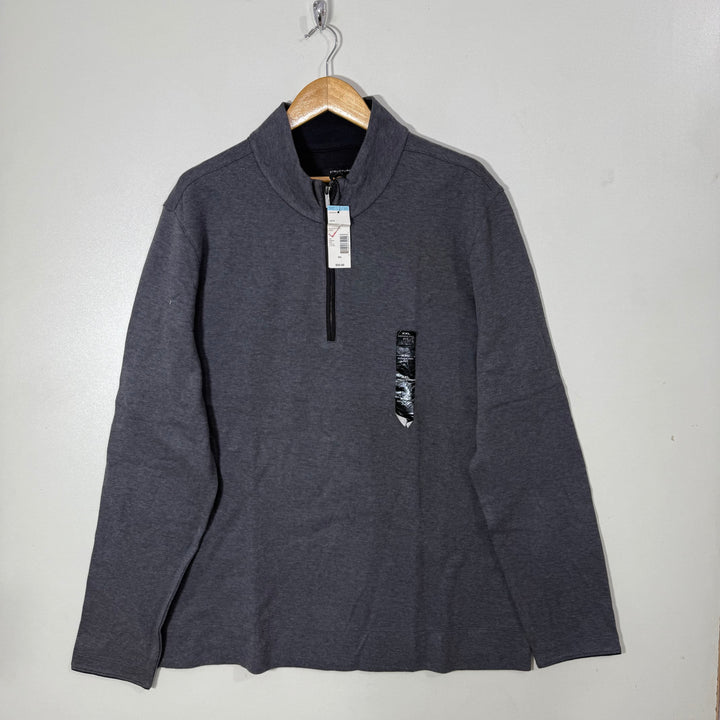 STRUCTURE HALF ZIP FLEECE PULLOVER BRAND NEW GREY COLOUR