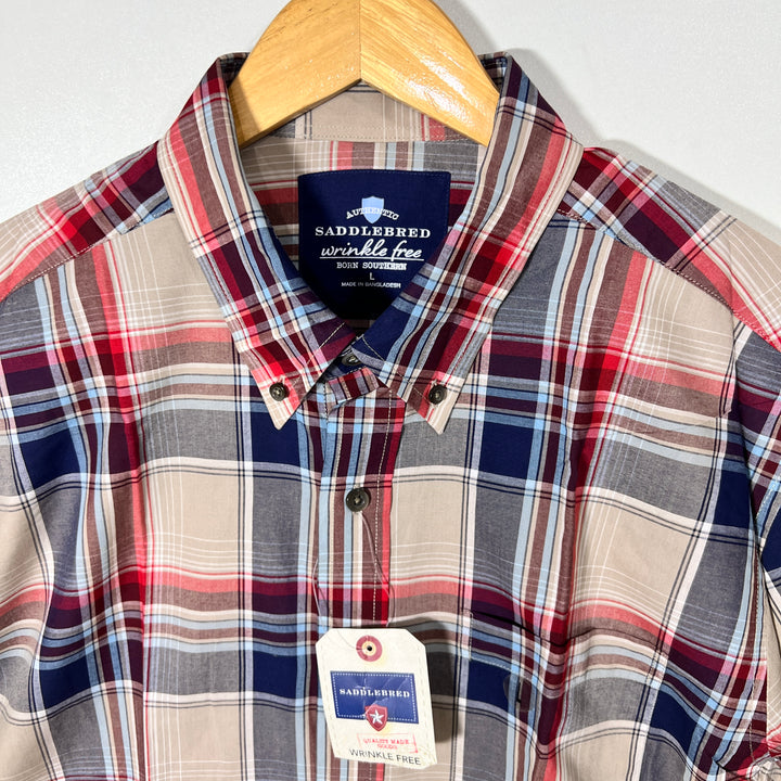SADDLEBRED BUTTON DOWN SHIRT BRAND NEW
