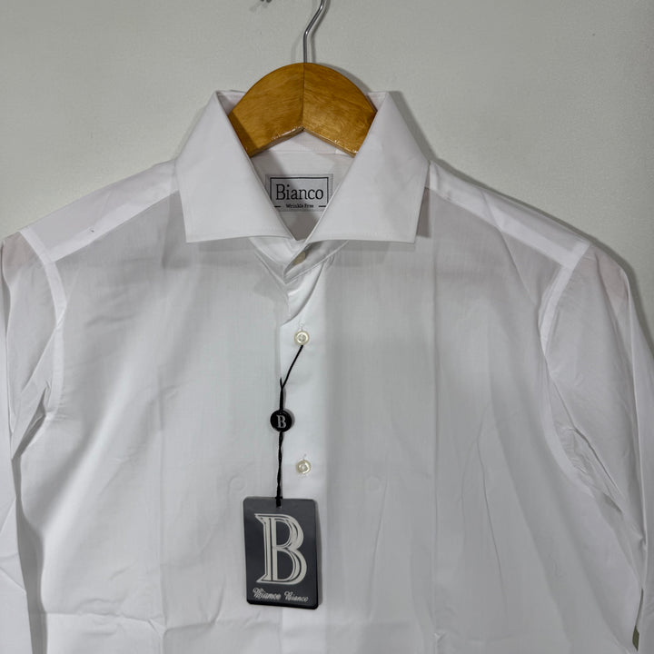 BIANCO WRINKLE FREE FORMAL COTTON SHIRT BRAND NEW