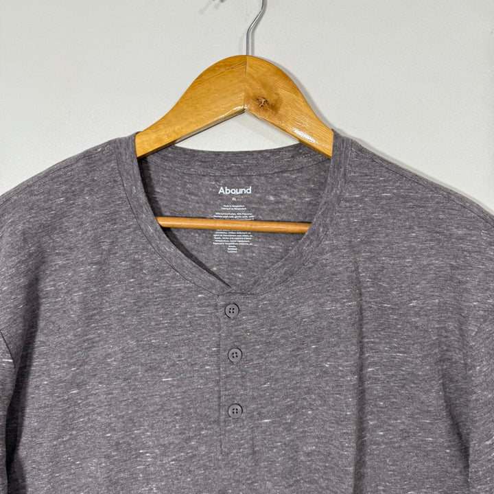 ABOUND HENLEY COLLAR COTTON TSHIRT BRAND NEW