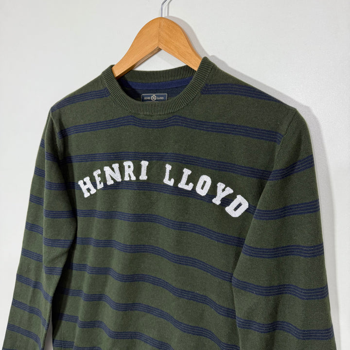 HENRI LLOYD COTTON SWEATER BRAND NEW GREEN COLOUR