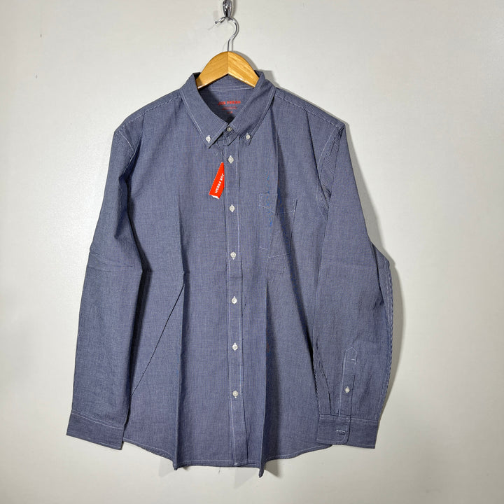 JOE FRESH BUTTON DOWN CHECKERED SHIRT BRAND NEW