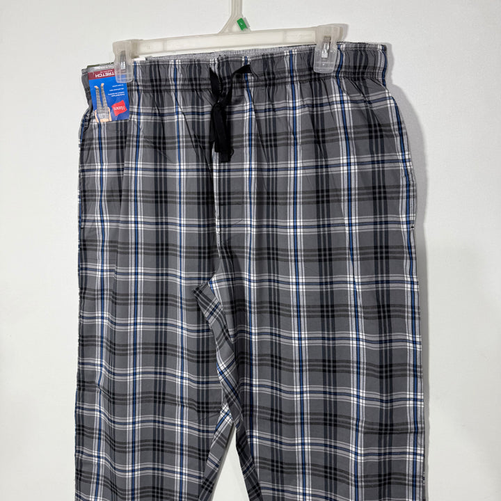 HANES COTTON CHECKERED LOUNGEWEAR TROUSER BRAND NEW