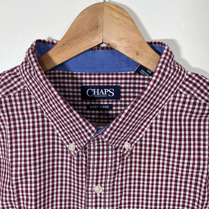 CHAPS EASY CARE BUTTON DOWN SHIRT