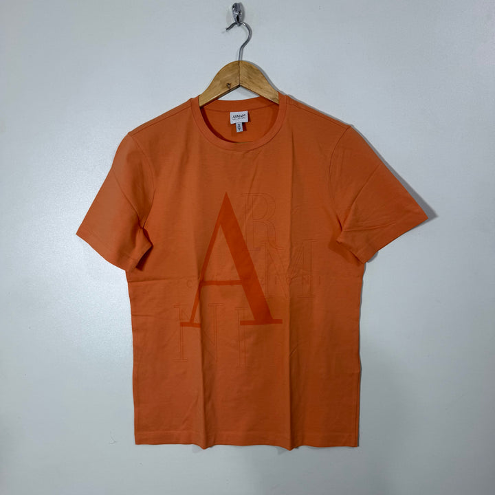 ARMANI COLLEZIONI COTTON TSHIRT  WITH STRETCH