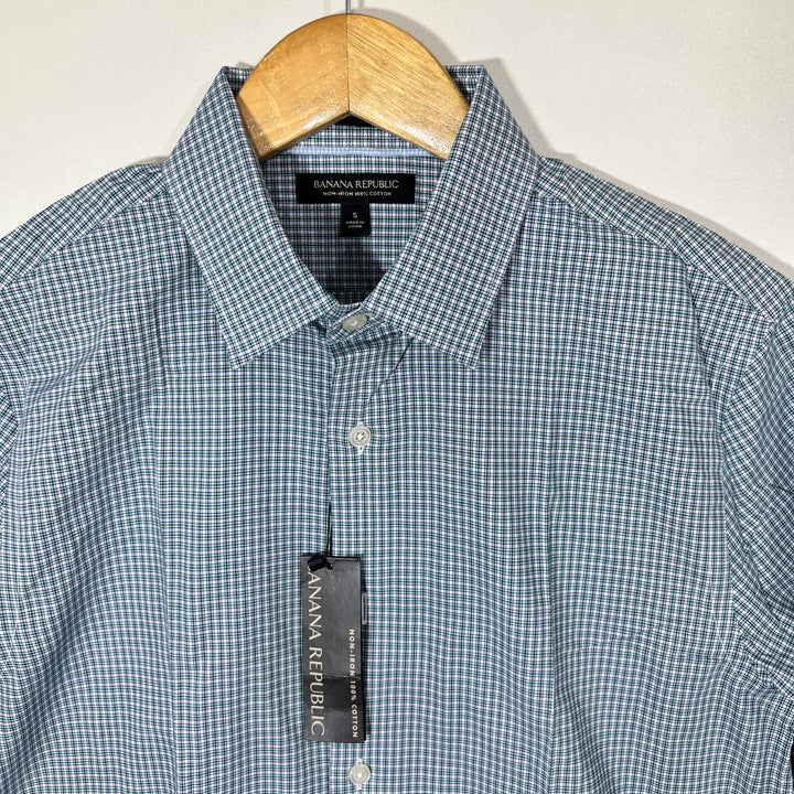 BANANA REPUBLIC CHECKERED SHIRT