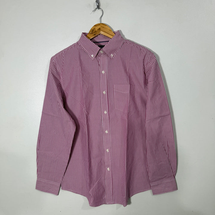 CROFT & BARROW EASY CARE BUTTON DOWN CASUAL COTTON SHIRT