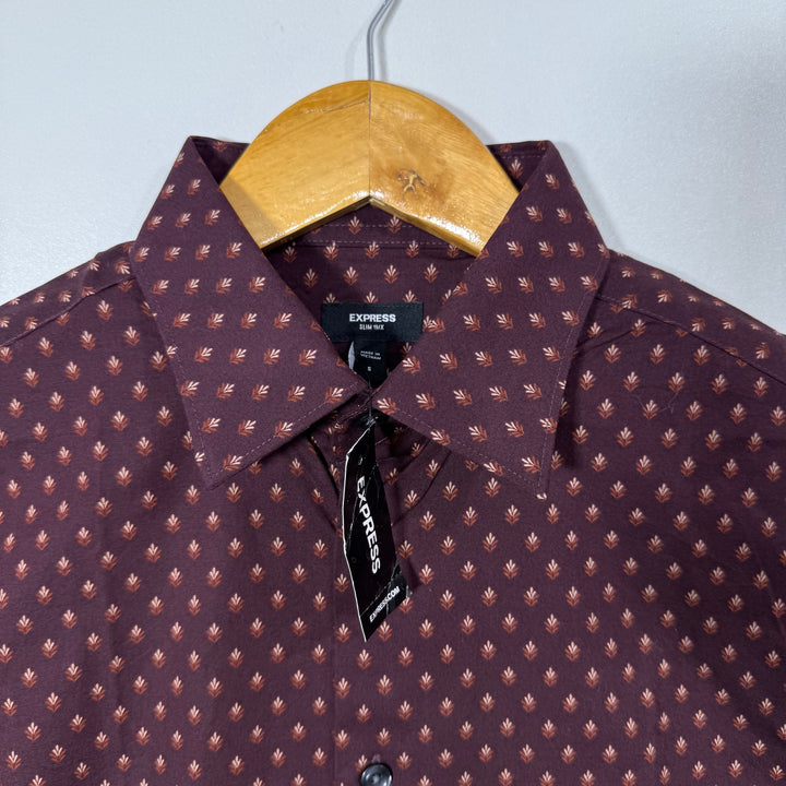 EXPRESS PRINTED COTTON SHIRT BRAND NEW WITH STRETCH