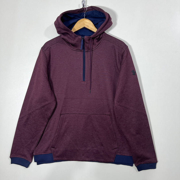 UNDER ARMOUR COLDGEAR HALF ZIP HOODIE INNER FLEECE