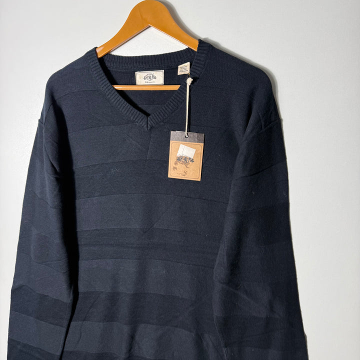 PJMARK V NECK COTTON SWEATER BRAND NEW