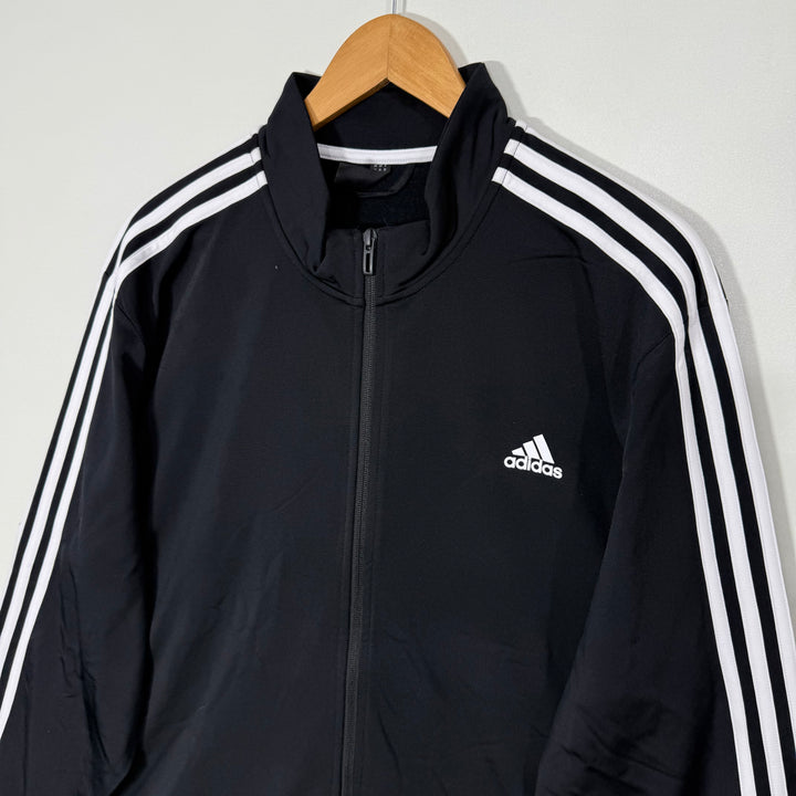 ADIDAS SPORT JACKET BLACK COLOUR INNER FLEECE