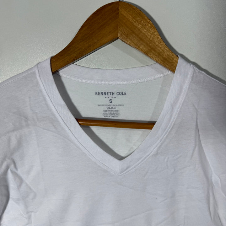 KENNETH COLE V NECK COTTON TSHIRT
