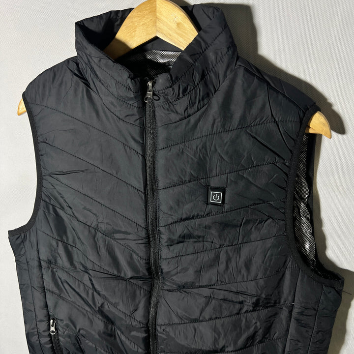 HEATED FASHIONABLE LIGHTWEIGHT USB HEATED Polyester Fiber SLEEVES LESS JACKET