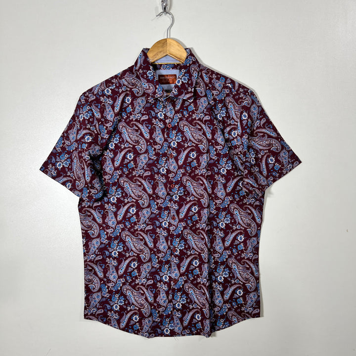 CONSEQUENCE HALF SLEEVES CASUAL COTTON SHIRT