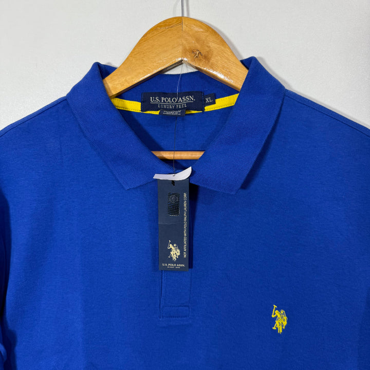 US POLO ASSN LUXURY FEEL COTTON POLO TSHIRT BRAND NEW