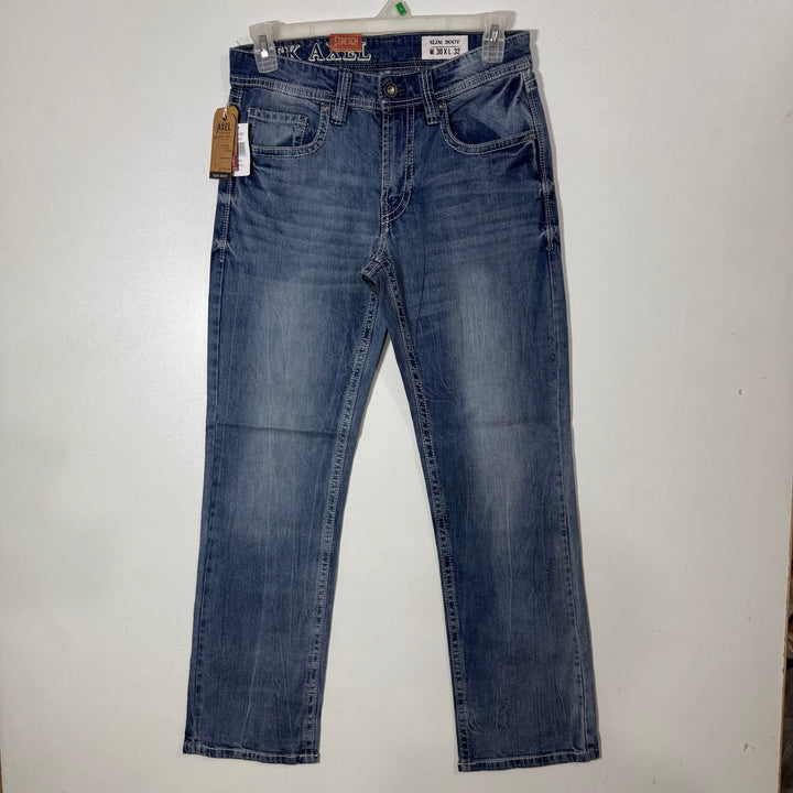TK AXEL SLIM BOOT DENIM PANT BRAND NEW WITH STRETCH