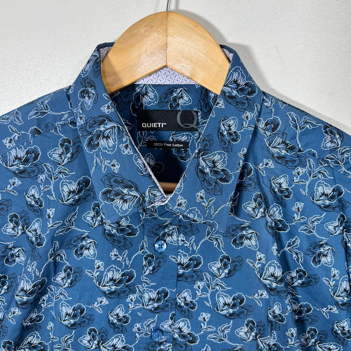 QUIETI FINE COTTON PRINTED SHIRT