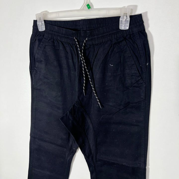 GEORGE COTTON JOGGER PANT  WITH STRETCH BLACK COLOUR