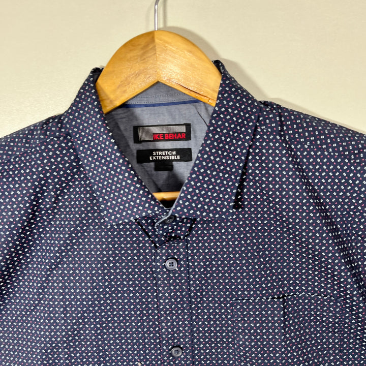 IKE BEHAR CASUAL HALF SLEEVES COTTON SHIRT